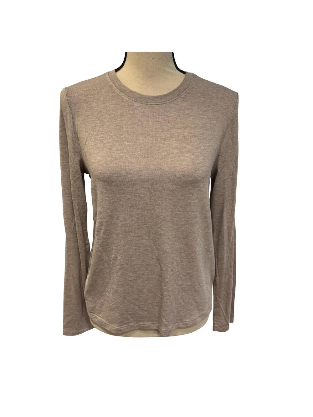 A New Day NWT Taupe Long Sleeve Top - Size S
